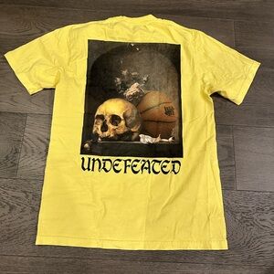 Undefeated Yellow Shirt